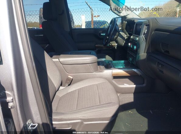 3GCPYFED4MG444750 2021 CHEVROLET SILVERADO Серый Вид салона спереди