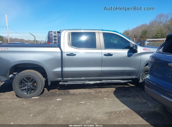 3GCPYFED4MG444750 2021 CHEVROLET SILVERADO Серый Вид задней части салона
