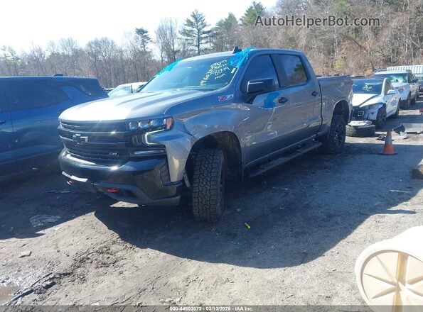3GCPYFED4MG444750 2021 CHEVROLET SILVERADO Серый Передняя левая четверть