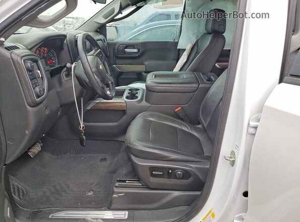 3GCPYFED6LG413272 2020 CHEVROLET SILVERADO Белый Вид салона спереди