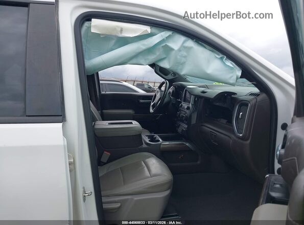 3GCPYFED9MG179968 2021 CHEVROLET SILVERADO Белый Вид салона спереди