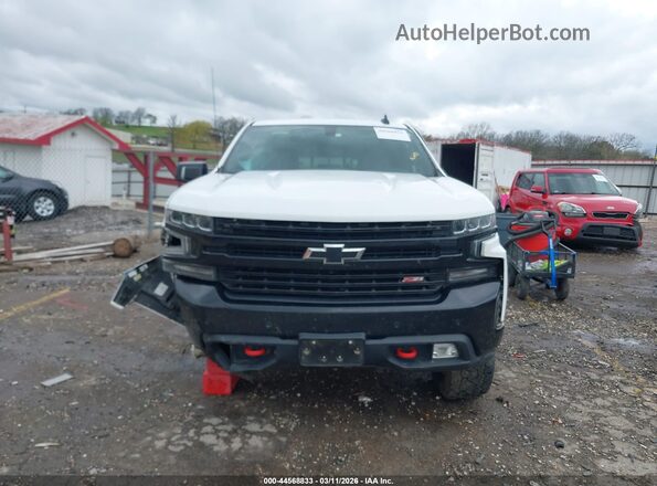 3GCPYFED9MG179968 2021 CHEVROLET SILVERADO Белый Вид щитка приборов