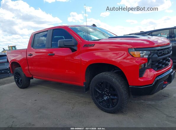 3GCUDCED4RG307151 2024 CHEVROLET SILVERADO Red Вид задньої частини салону