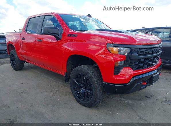 3GCUDCED4RG307151 2024 CHEVROLET SILVERADO Red Передня права чверть