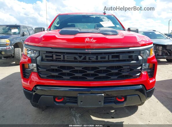 3GCUDCED4RG307151 2024 CHEVROLET SILVERADO Red Вид щитка приладів