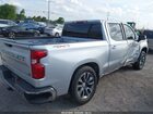 2022 Chevrolet Silverado 1500 4wd  Standard Bed Lt Silver vin: 3GCUDDED4NG600600