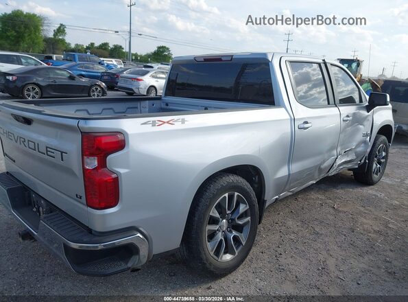 3GCUDDED4NG600600 2022 CHEVROLET SILVERADO Silver Trasero derecho