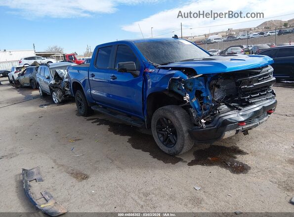 3GCUDFE89RG259456 2024 CHEVROLET SILVERADO Blue Delantero derecho