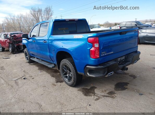 3GCUDFE89RG259456 2024 CHEVROLET SILVERADO Blue Trasero izquierdo