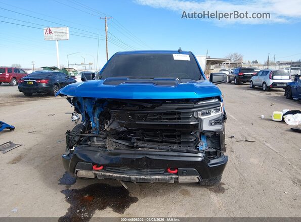 3GCUDFE89RG259456 2024 CHEVROLET SILVERADO Blue Vista del cuadro de instrumentos