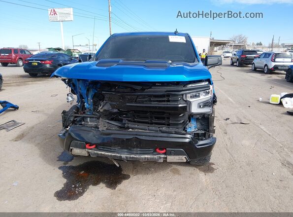 3GCUDFE89RG259456 2024 CHEVROLET SILVERADO Blue Vista frontal