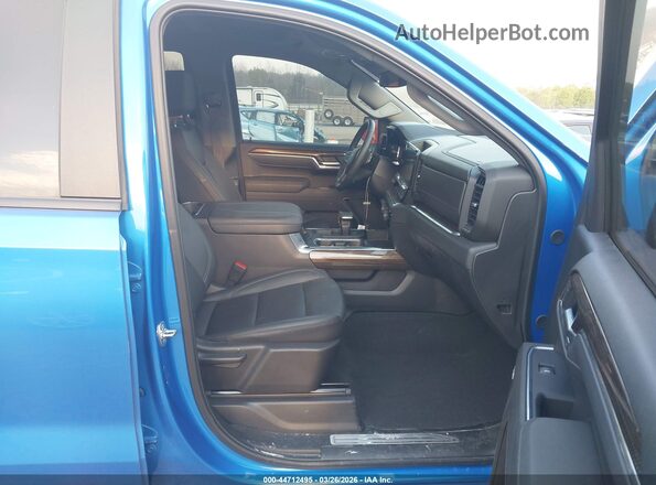 3GCUKFED1SG374058 2025 CHEVROLET SILVERADO Blue Widok wnętrza z przodu