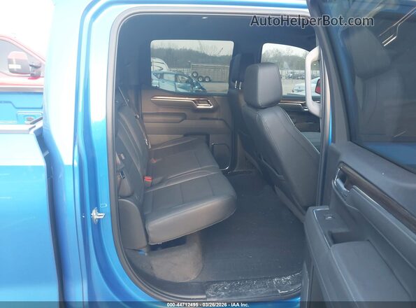 3GCUKFED1SG374058 2025 CHEVROLET SILVERADO Blue Widok naklejki z numerem VIN