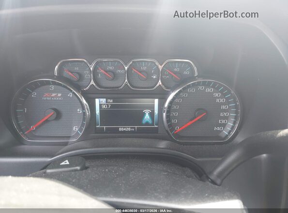 3GCUKREC1GG132600 2016 CHEVROLET SILVERADO Red Rear seats view