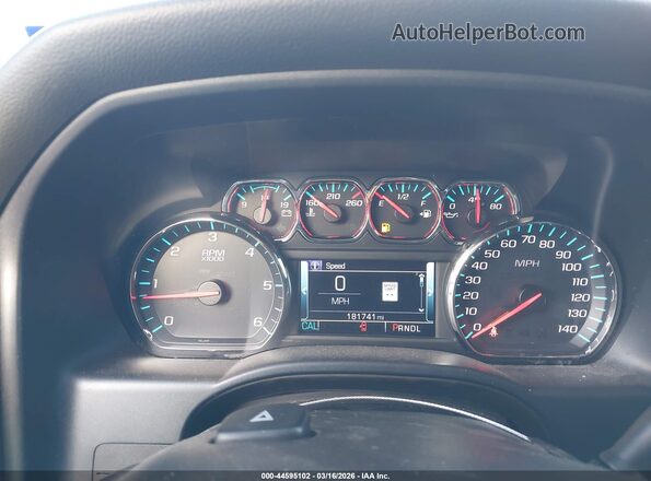3GCUKREC2HG380193 2017 CHEVROLET SILVERADO Silver Widok tylnych siedzeń