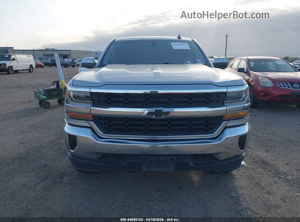 3GCUKREC2HG380193 2017 CHEVROLET SILVERADO Silver Widok zestawu wskaźników