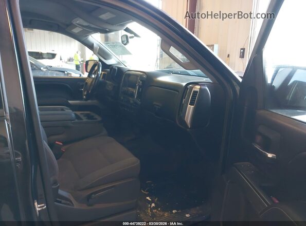 3GCUKREC6HG227154 2017 CHEVROLET SILVERADO Черный Вид салона спереди