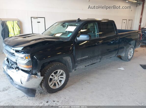 3GCUKREC6HG227154 2017 CHEVROLET SILVERADO Черный Передняя левая четверть