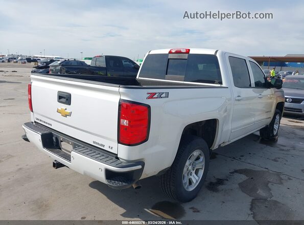 3GCUKREC6JG628189 2018 CHEVROLET SILVERADO Белый Задняя правая четверть