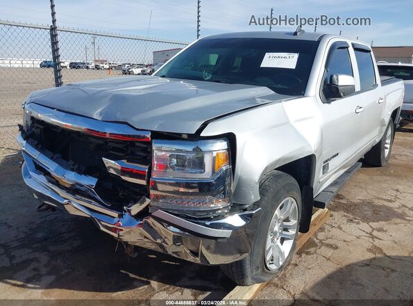 3GCUKREC8GG145456 2016 CHEVROLET SILVERADO Серебряный Вид спереди