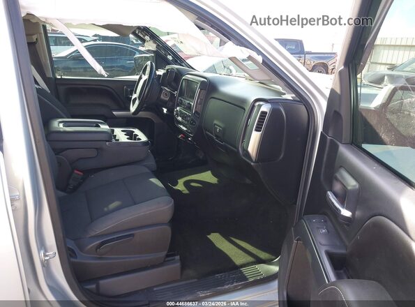3GCUKREC8GG145456 2016 CHEVROLET SILVERADO Серебряный Вид салона спереди