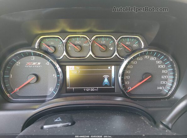 3GCUKRECXHG235032 2017 CHEVROLET SILVERADO Синий Вид задних сидений