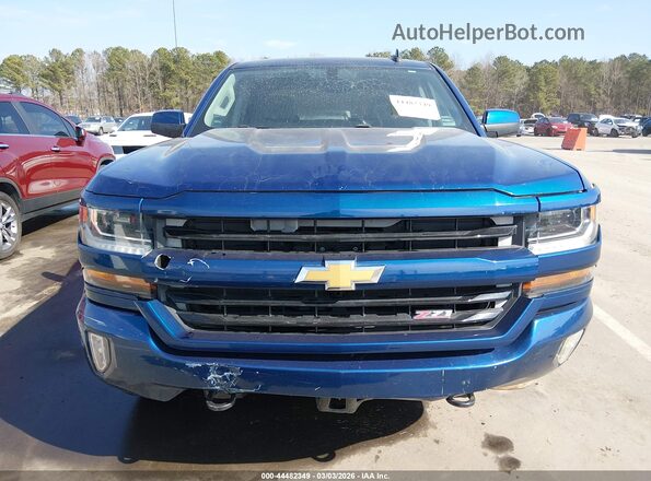 3GCUKRECXHG235032 2017 CHEVROLET SILVERADO Синий Вид задней части салона