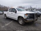 2021 Chevrolet Silverado 1500 4wd  Short Bed Wt Белый vin: 3GCUYAEFXMG156884