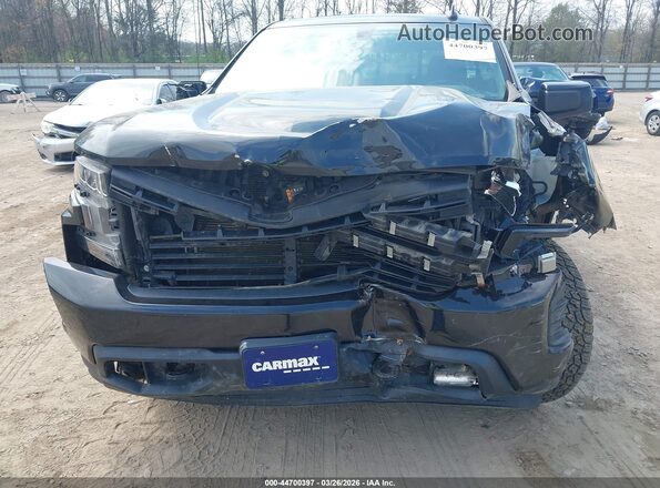 3GCUYEED4KG297159 2019 CHEVROLET SILVERADO Черный Вид спереди