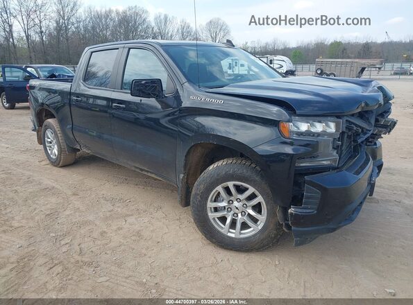 3GCUYEED4KG297159 2019 CHEVROLET SILVERADO Черный Передняя правая четверть