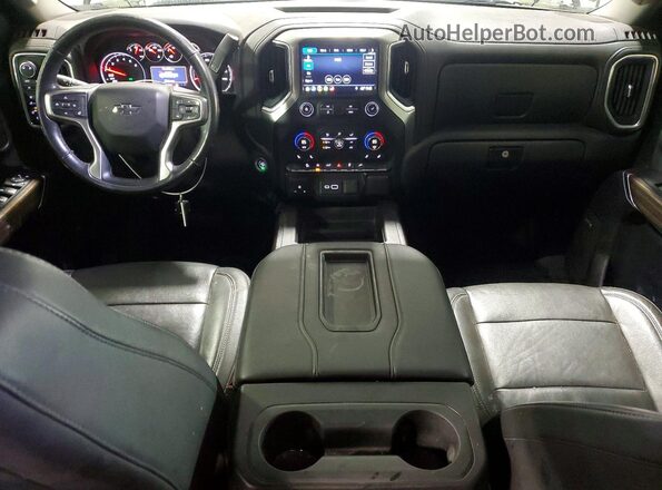 3GCUYEED6KG183342 2019 CHEVROLET SILVERADO Black Vista del salpicadero