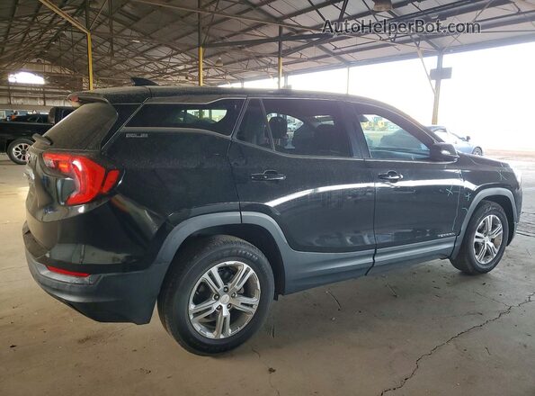 3GKALMEV1JL284450 2018 GMC TERRAIN Black Trasero derecho