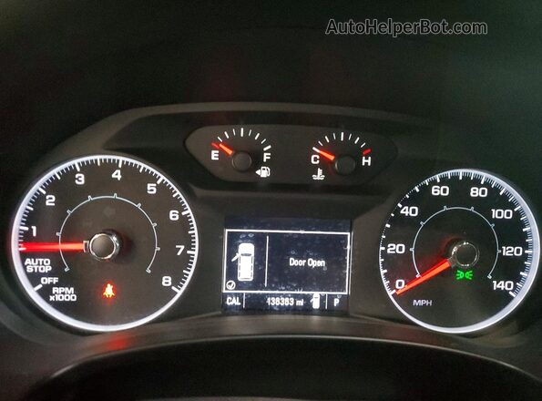 3GKALMEV1JL284450 2018 GMC TERRAIN Black Vista del cuadro de instrumentos