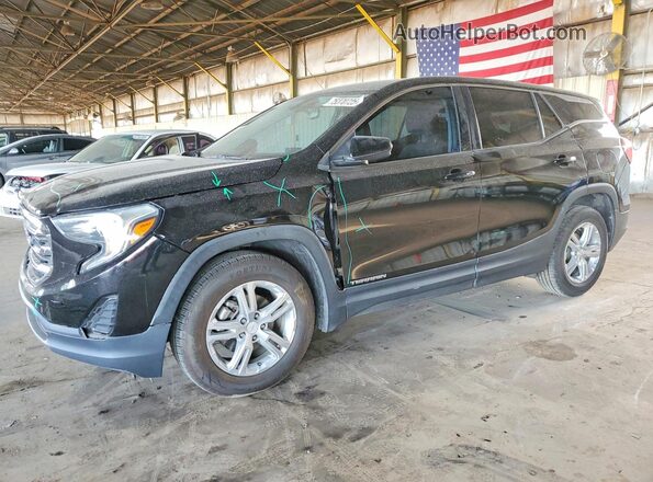3GKALMEV1JL284450 2018 GMC TERRAIN Black Vista tres cuartos delantera izquierda