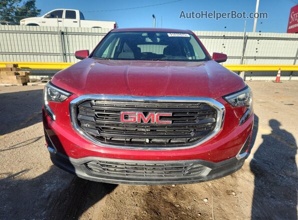 3GKALMEV1JL295951 2018 GMC TERRAIN Красный Вид спереди