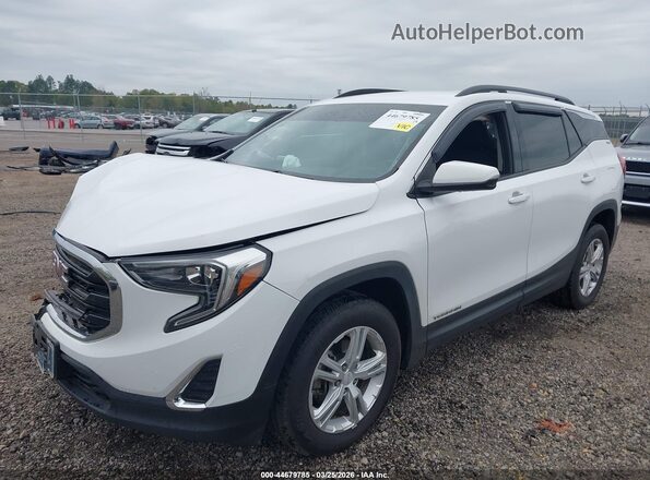 3GKALMEV1JL298770 2018 GMC TERRAIN Белый Передняя левая четверть