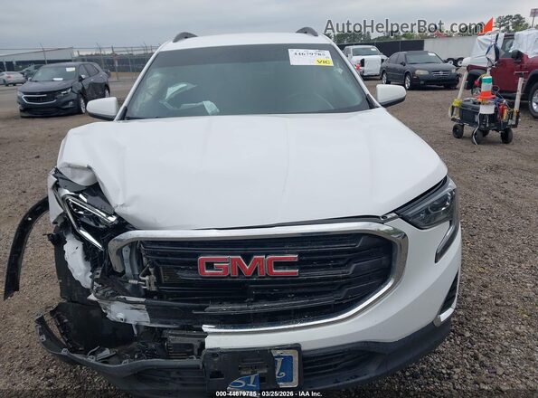 3GKALMEV1JL298770 2018 GMC TERRAIN Белый Вид щитка приборов