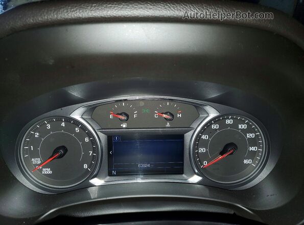 3GKALMEV1LL342219 2020 GMC TERRAIN Gray Widok zestawu wskaźników
