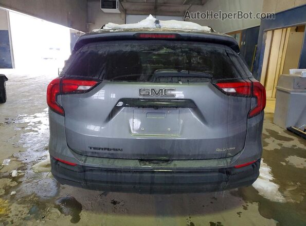 3GKALMEV1LL342219 2020 GMC TERRAIN Gray Widok z tyłu
