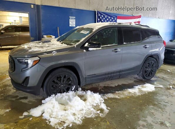 3GKALMEV1LL342219 2020 GMC TERRAIN Gray Przód lewy