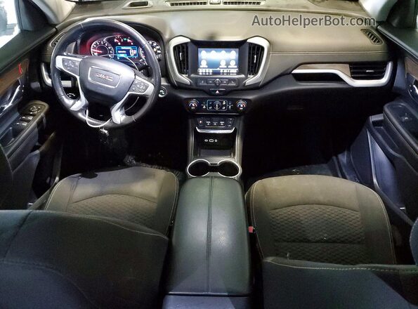 3GKALMEV1LL342219 2020 GMC TERRAIN Gray Widok deski rozdzielczej