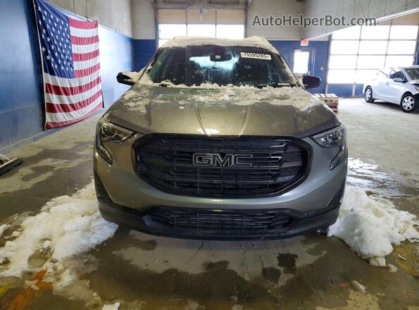 3GKALMEV1LL342219 2020 GMC TERRAIN Gray Widok z przodu