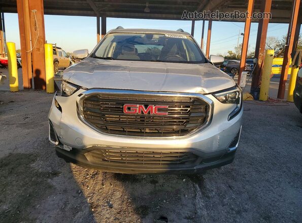 3GKALMEV2KL156574 2019 GMC TERRAIN Silver Vista frontal