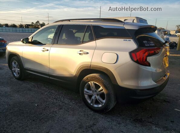 3GKALMEV2KL156574 2019 GMC TERRAIN Silver Trasero izquierdo