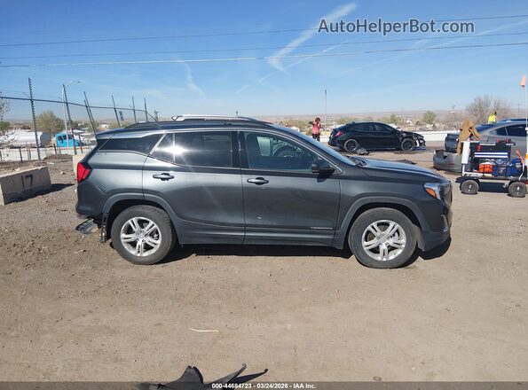 3GKALMEV3LL115498 2020 GMC TERRAIN Gray Rear interior view