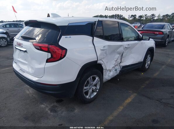 3GKALMEV4KL360857 2019 GMC TERRAIN Белый Задняя правая четверть