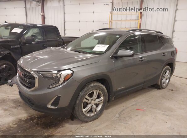 3GKALMEV4LL102288 2020 GMC TERRAIN Серый Передняя левая четверть