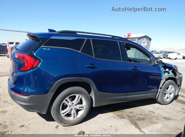 3GKALMEV4LL289841 2020 GMC TERRAIN Blue Սալոնի հետևի տեսք