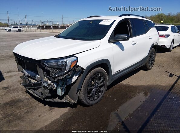 3GKALMEV5LL101649 2020 GMC TERRAIN White Vista tres cuartos delantera izquierda