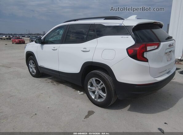 3GKALMEV5NL258715 2022 GMC TERRAIN Белый Задняя левая четверть